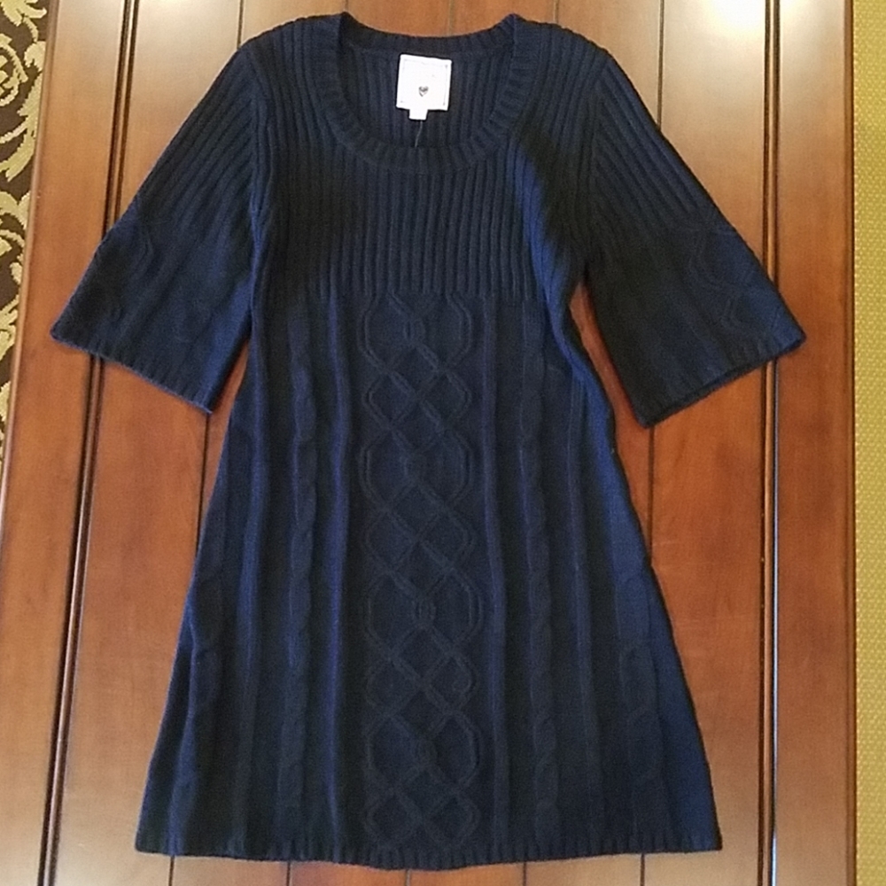 NWT Pink Republic Black Sweater Dress